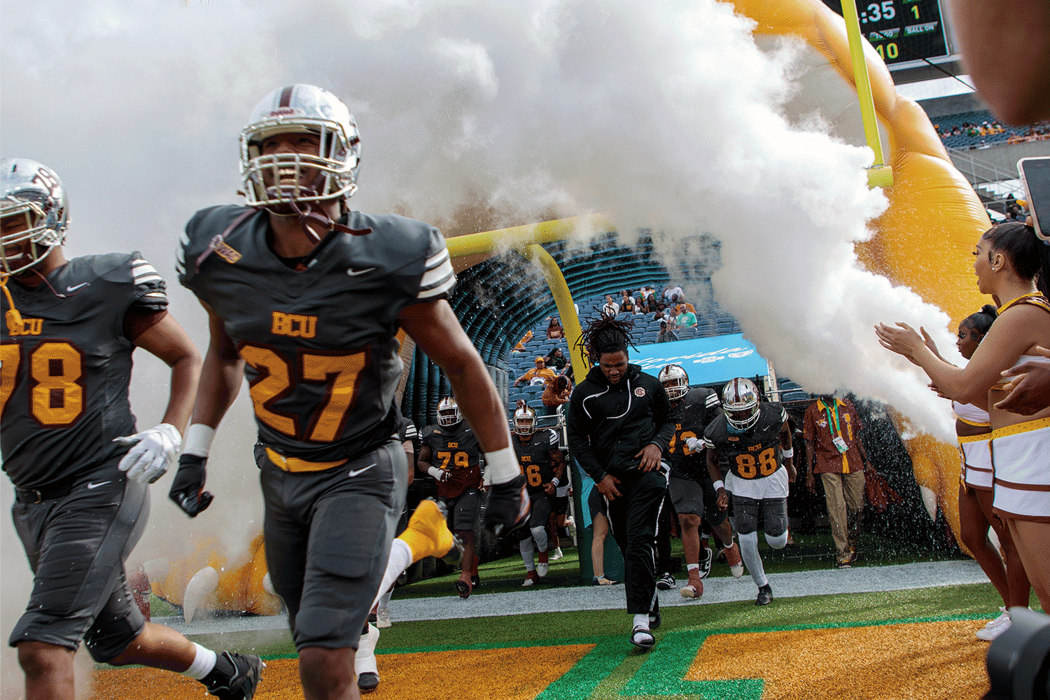 Bethune-Cookman University football players (Copy)