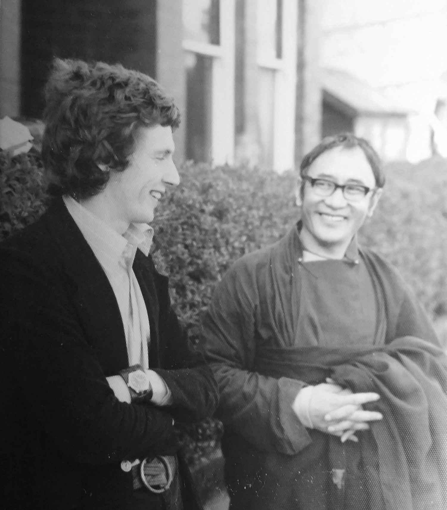 Karma Thinley Rinpoche and Lama Jampa Thaye, 1977