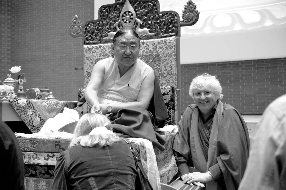 H.H. 41st Sakya Trizin and Lama Jampa Thaye, Kalachakra, London, UK, 2010