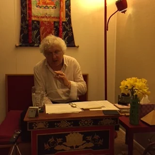 Lama Jampa gives teachings on the Prayer to Vajradhara in San Luis Obispo