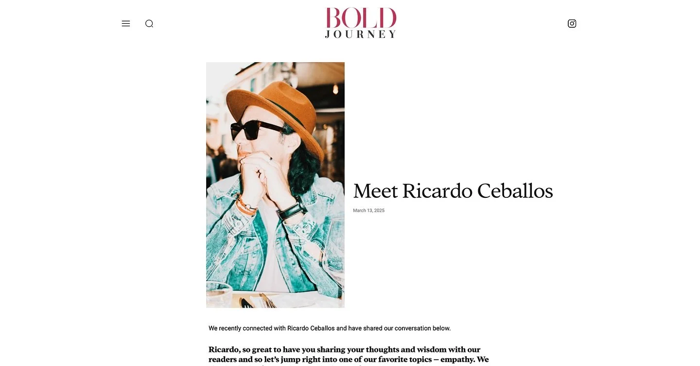 Feeling grateful and honored to have been featured by&nbsp;@boldjourneymag ❤️&zwj;🔥

Huge thanks to Andres Garcia and his team for the opportunity to share a bit about my backstory, journey, and what continues to drive me forward. 

It&rsquo;s alway