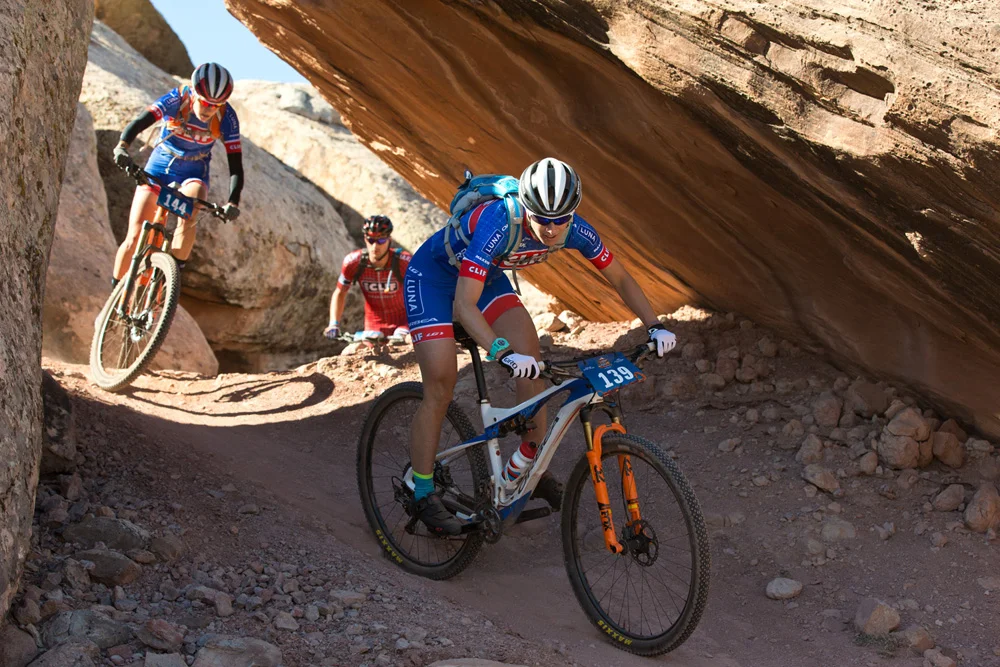 Lea setting a good pace on Stage 2! Photo by: John Gibson