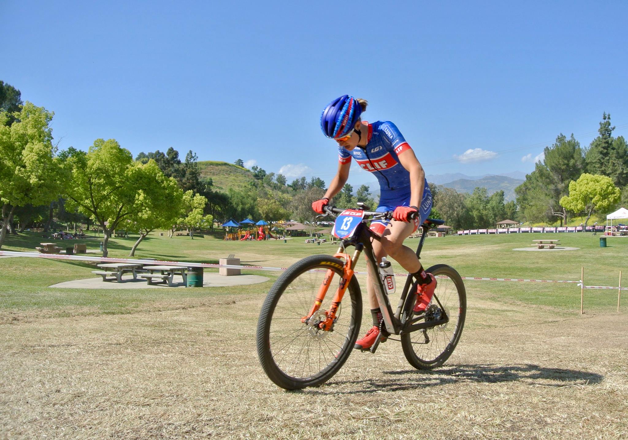 Chasing by myself.... Pretty much all I did in the short track. Photo by Rachel Pageau.