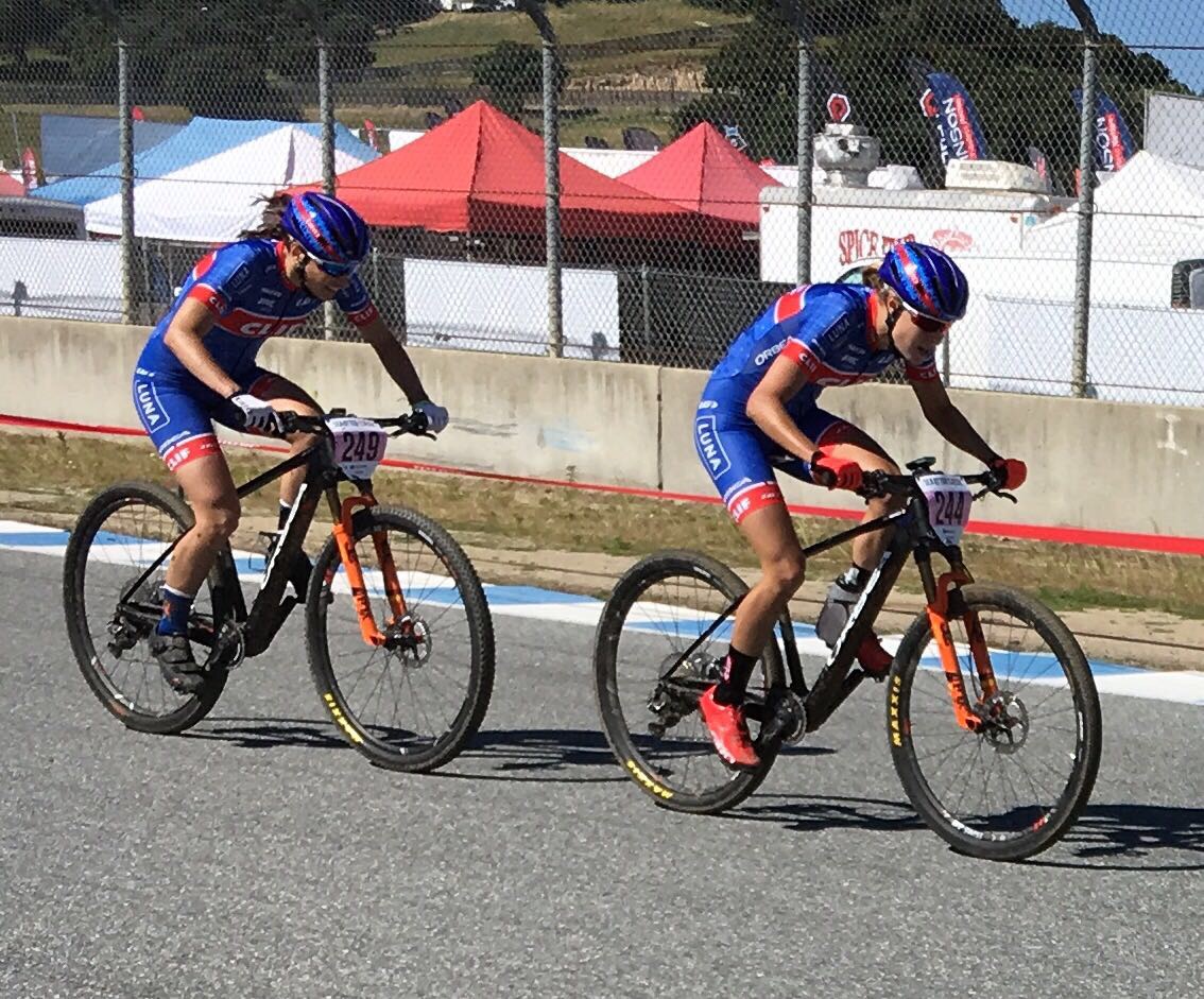 Early on in Short track. Bridging a gap thinking "maybe if I go really hard my legs will feel better" I did not happen. 