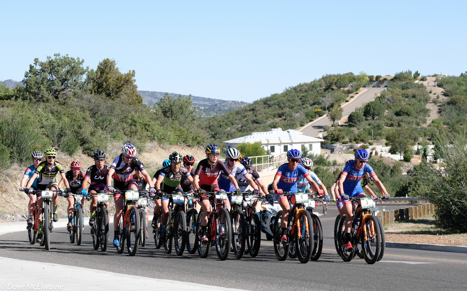 From the start, I knew I wanted to positioned myself at the front. It was a beautiful day out there- the nicest it's been in the last 3 years of that race. About 42 women started. Photo by Dave McElwaine. 