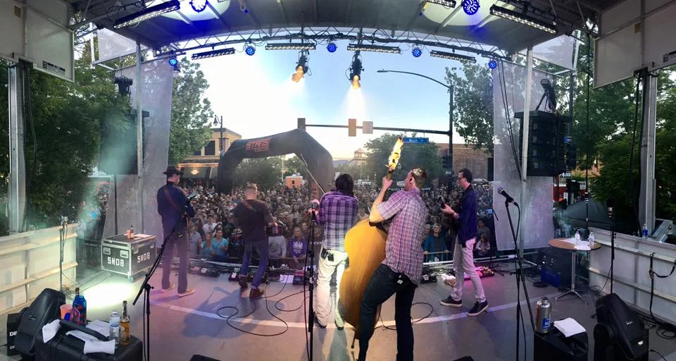 Picture from Epic Rides. During the whole weekend, the whole downtown was closed for the bike race and a music festival. 
