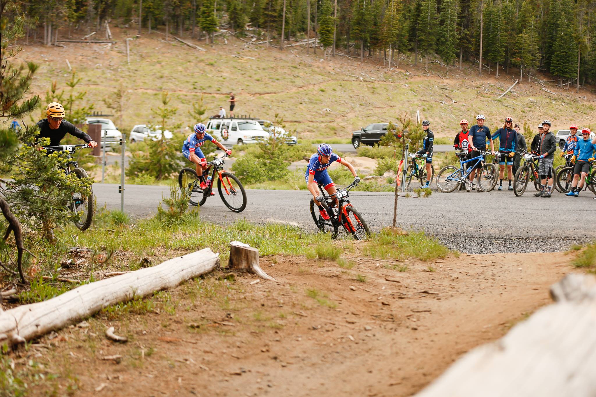 Going for the hole shot!! Pic by: Steve Henrich 