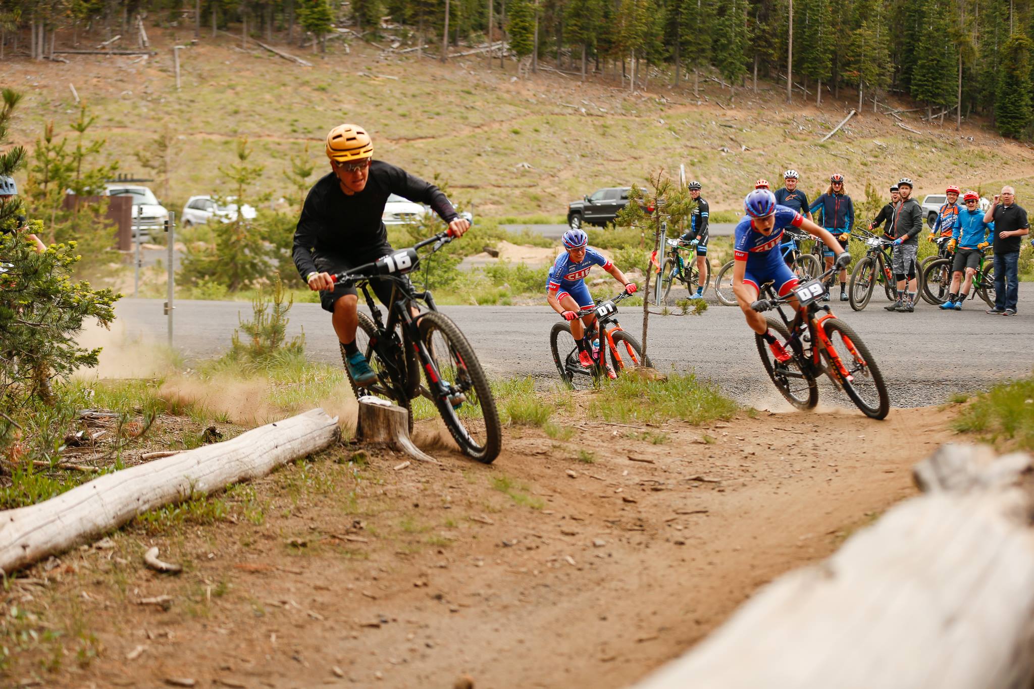 "WHATTT!!!!" Jojo enduro-ing me! (Nice work Jojo!) Pic by: Steve Henrich