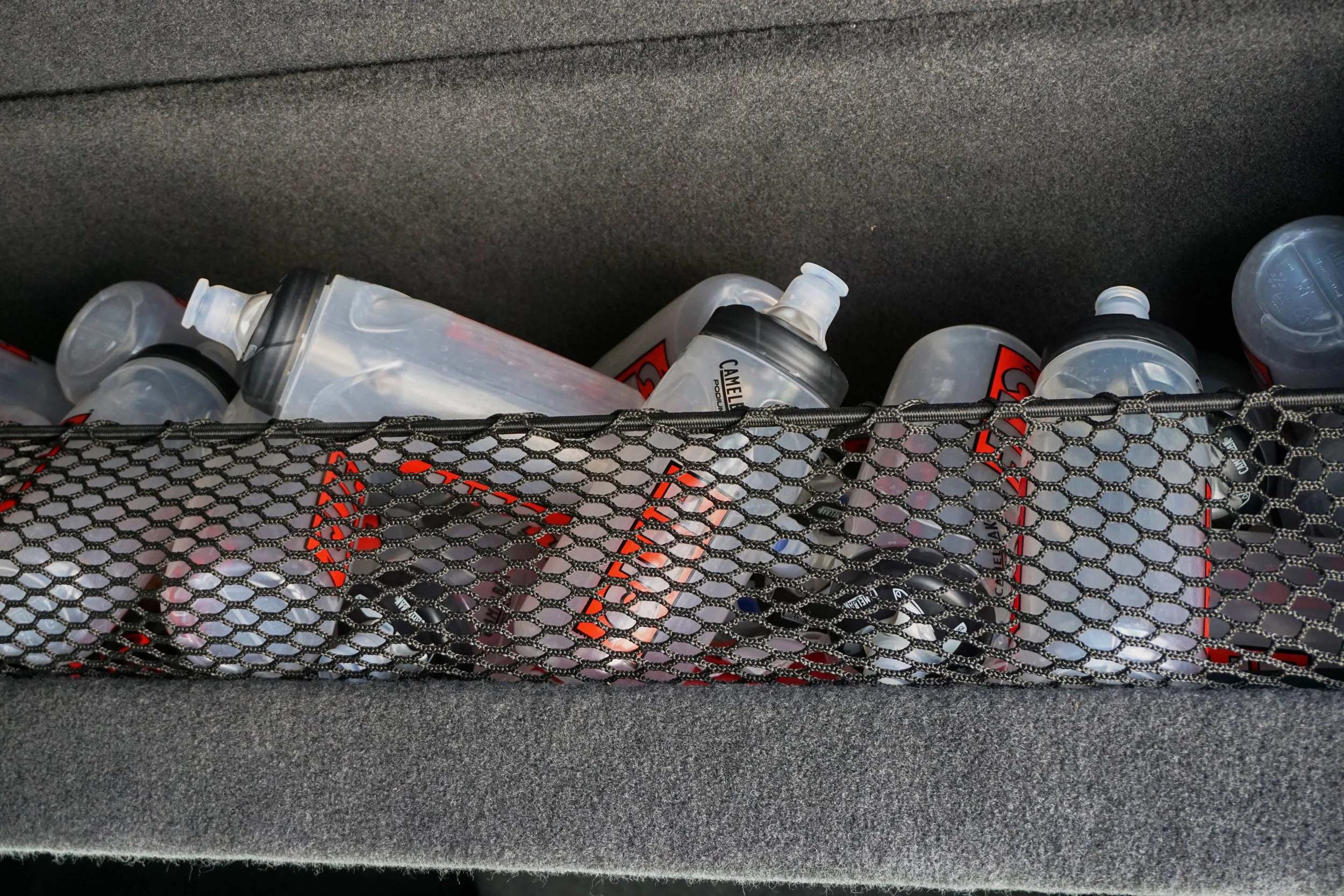 Gotta stay hydrated! In the CLIF Pro Team van, you can always find an extremely generous selection of all types of CLIF Bar products as well as many of these Camelbak bottles. 