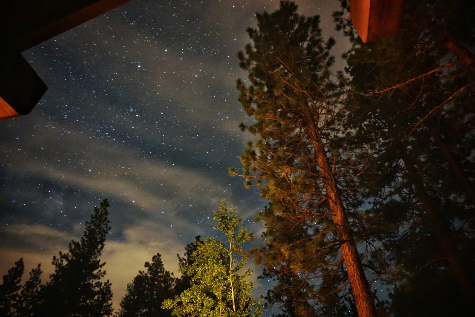 On Friday night after the Carson City Fat Tire crit, we came back home pretty late and the sky was so pretty. I was excited and couldn't fall asleep, so I decided to try nigh photography for the first time. I had no tripod, so I was balancing the ca…