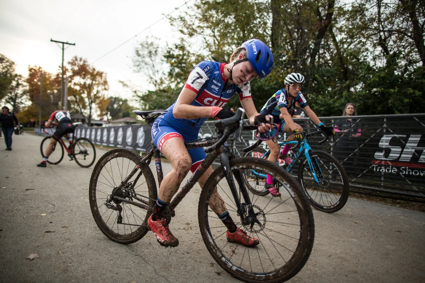 Épuisée, après une 6e position et une très dure bataille au Championnat Pan Américain. Photo par Luke Batten