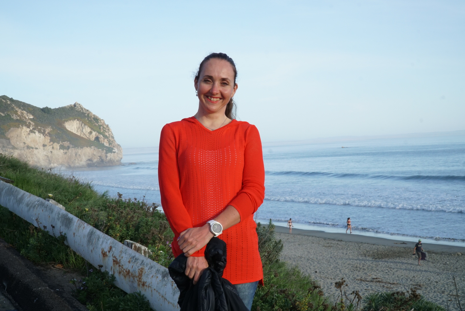 Eva looking cute in her Harbor Long Sleeve sweater. 