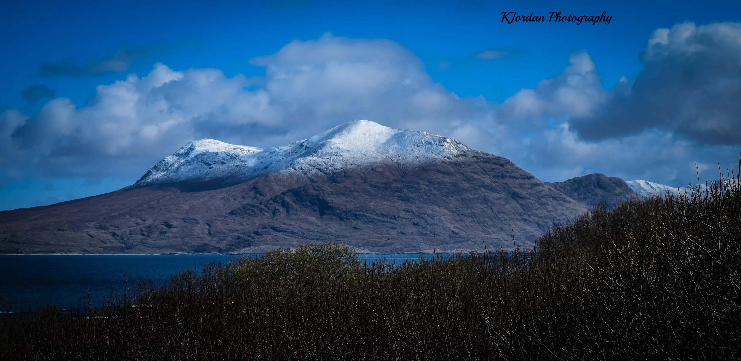 April Snow on Twelve Bens Mountains, Connemara