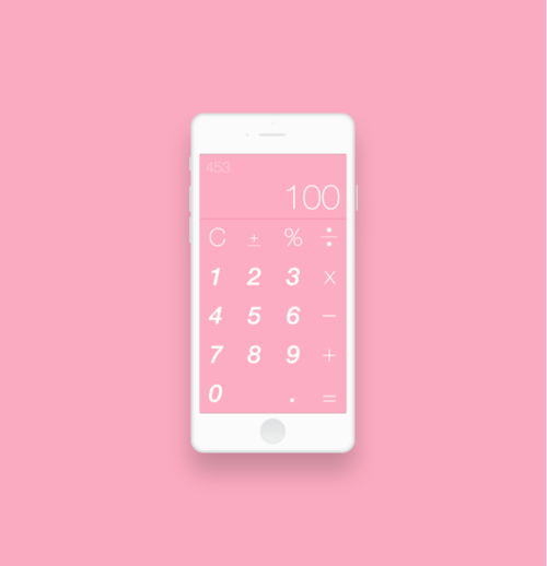 Calculator Icon Aesthetic Pink