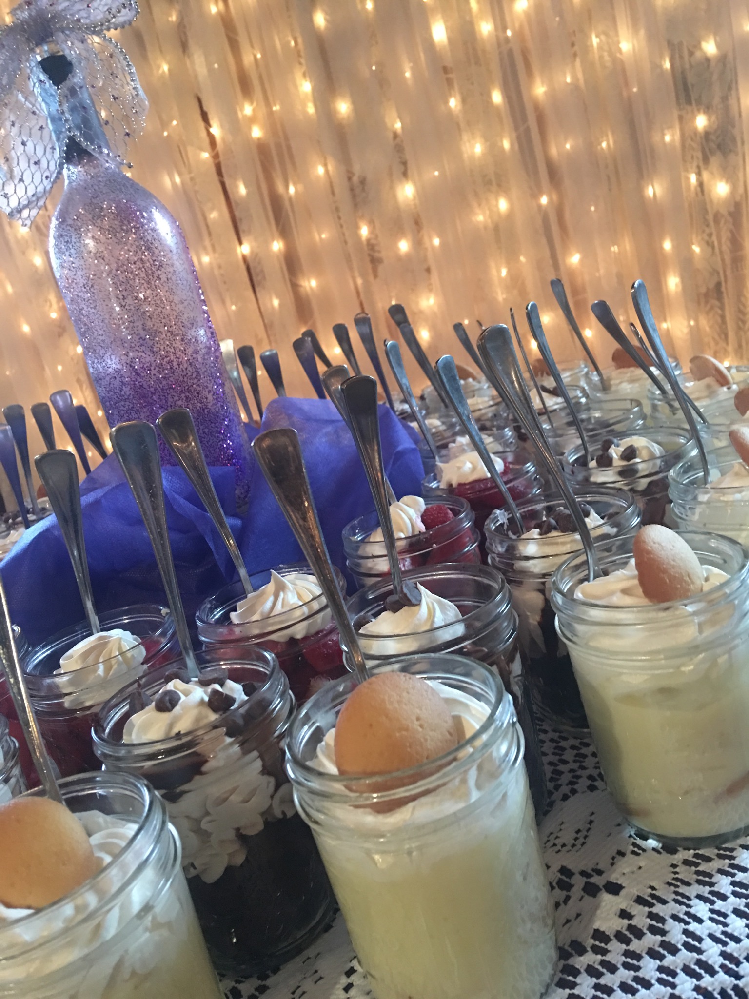 Assorted deserts by Chef Christopher's Catering