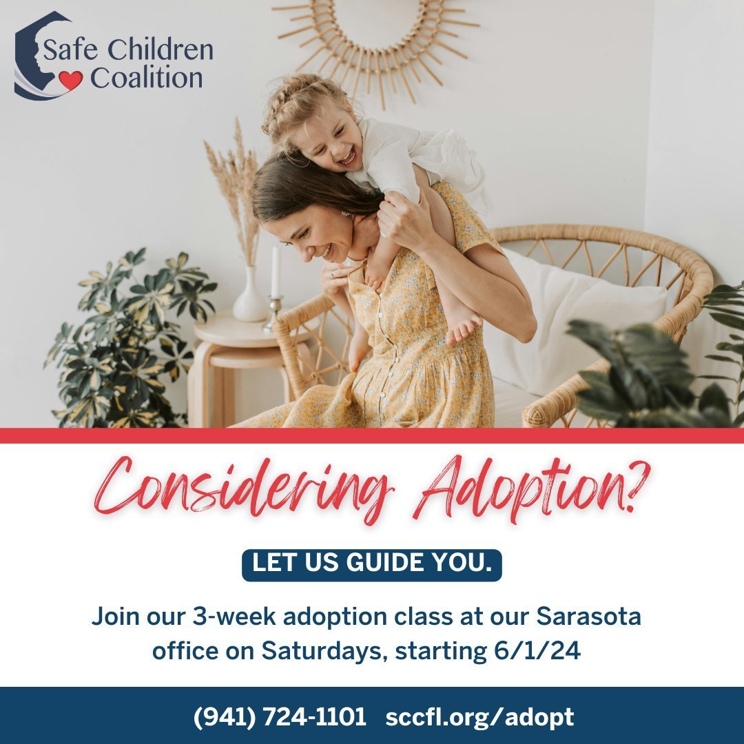 If you&rsquo;re ready to open your heart and home to adopt a child, we&rsquo;re ready to help you on the journey. Let us guide your first steps. Safe Children Coalition's virtual Adoption Classes can be your gateway to understanding the journey ahead