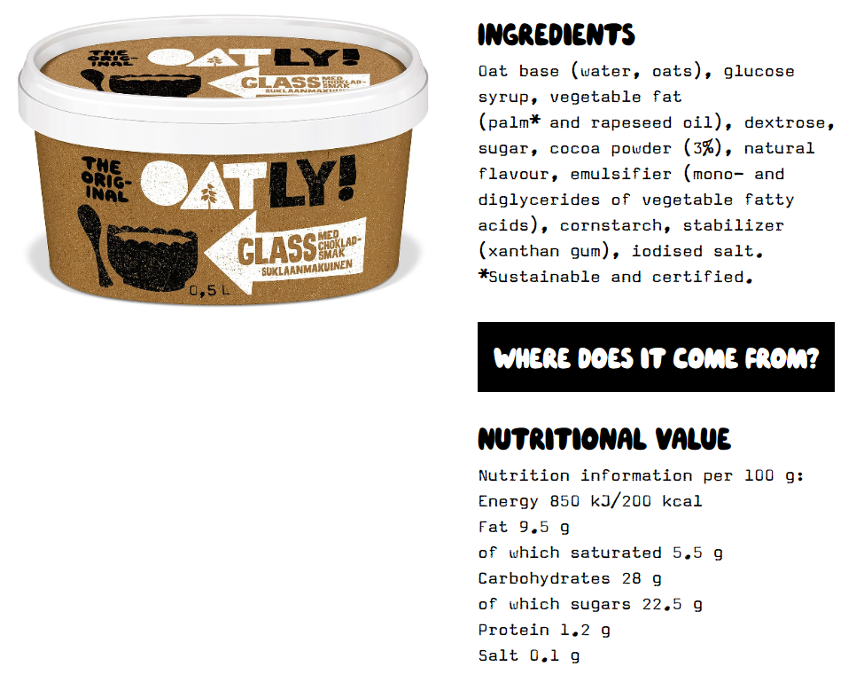 Oatly Ice Cream Nutritional Information Is Oatly Ice Cream Healthy