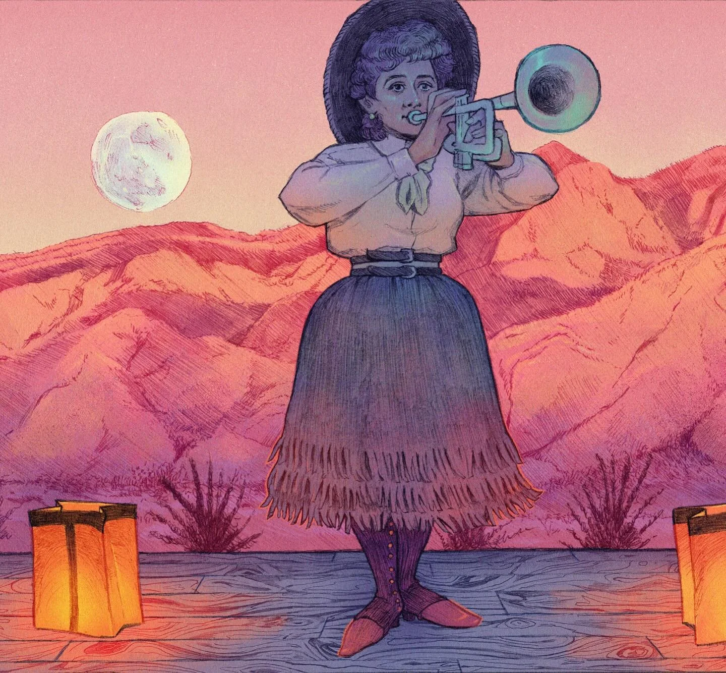 My idea of summer always seems to involve music and low lights.
.
.
#illustration #ballpointpen #digitalart