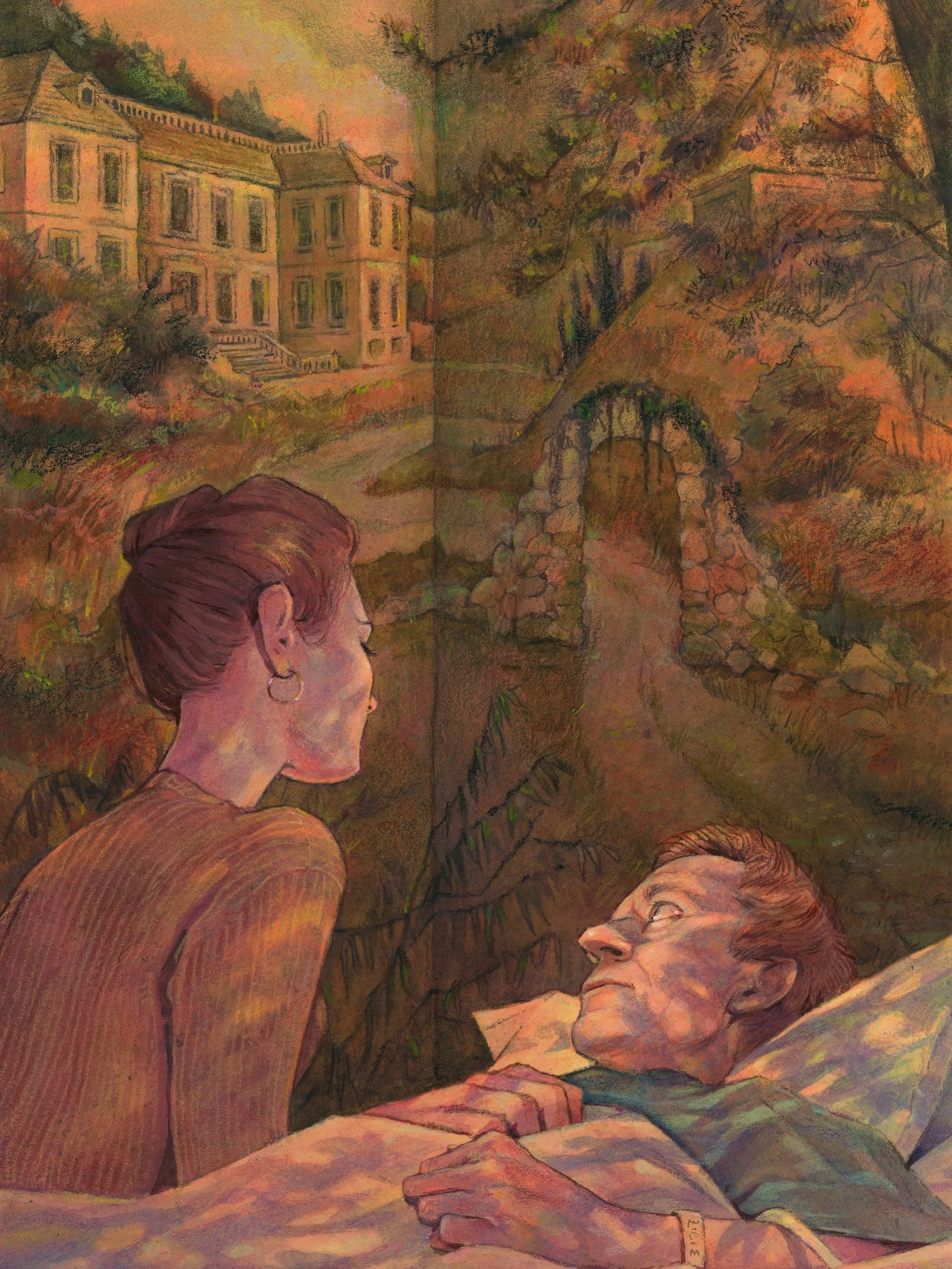 Thank you to @foliosociety for naming me a runner up in this year&rsquo;s Book Illustration Award! Kazuo Ishiguro&rsquo;s Never Let Me Go was a pleasure to draw from and is what I think of as a &ldquo;sticky&rdquo; book, the kind that hangs around yo