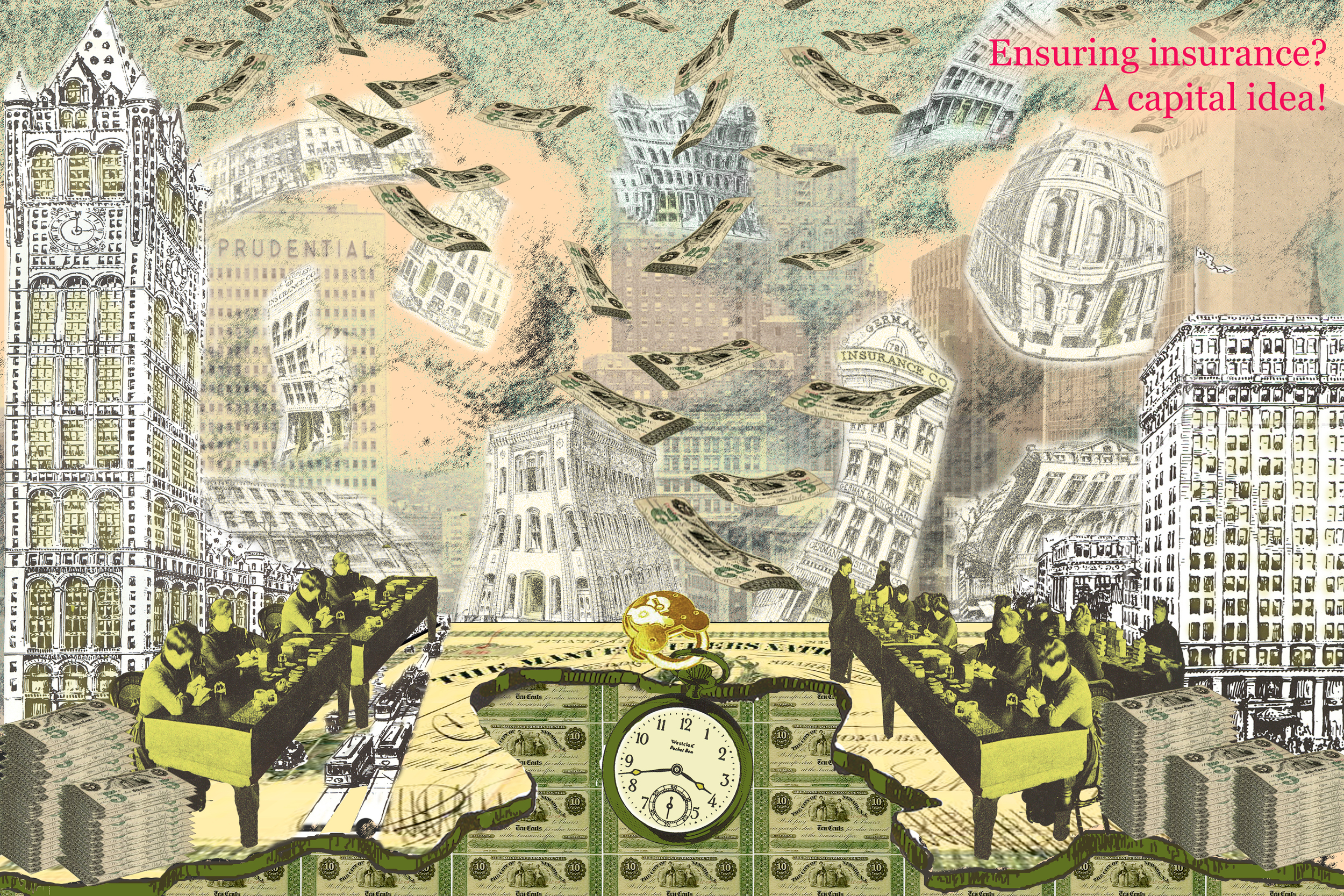 Postcards from the Past, detail of postcard front