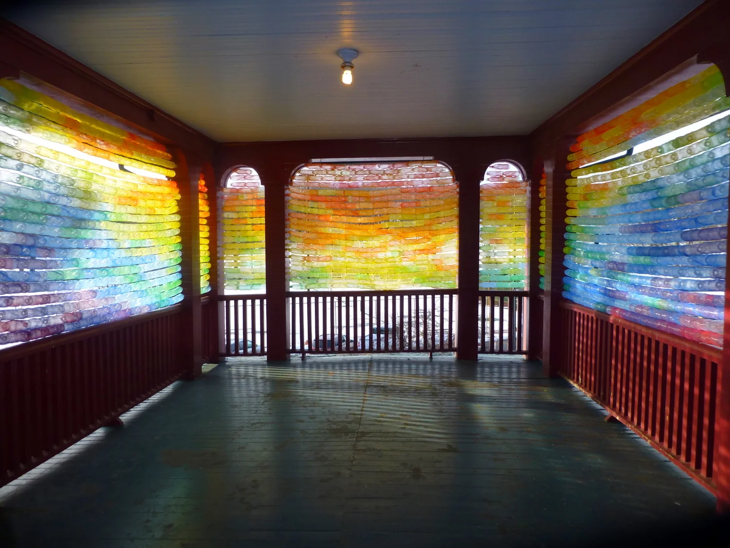 false spring, interior in daylight