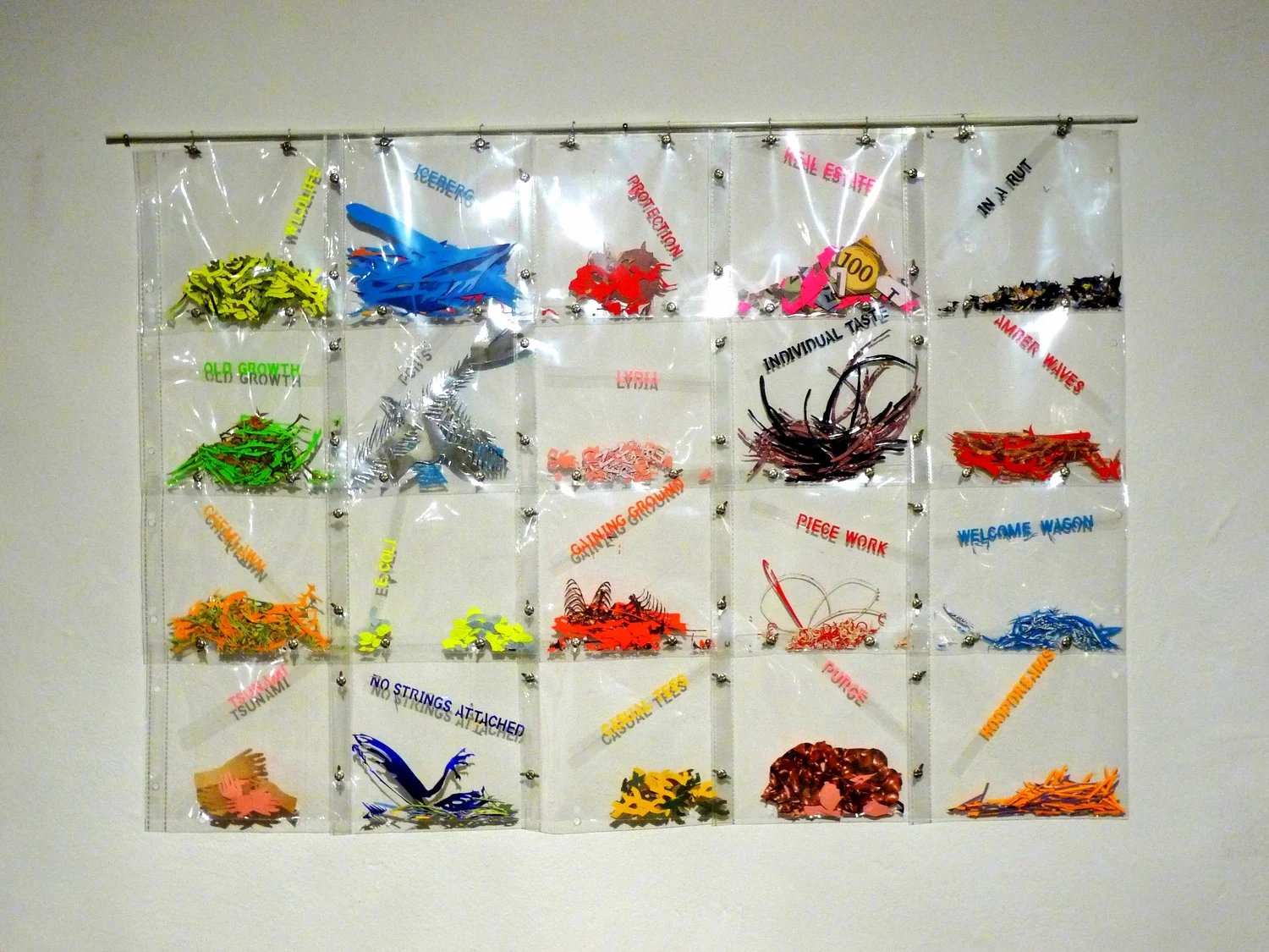 scrapbooking, evidence bags