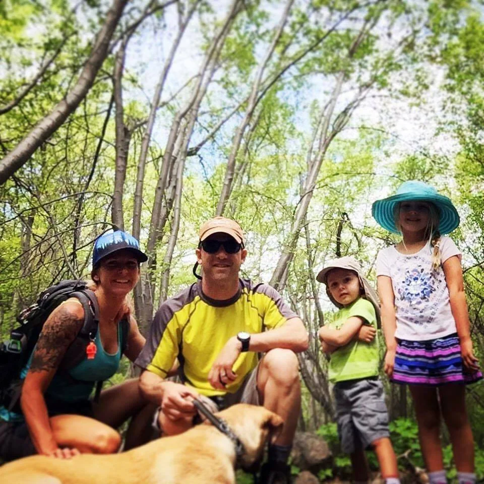 Family Hiking looks fun. Always bring snacks and water, right?
