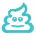 Blue poop happy tiny.png