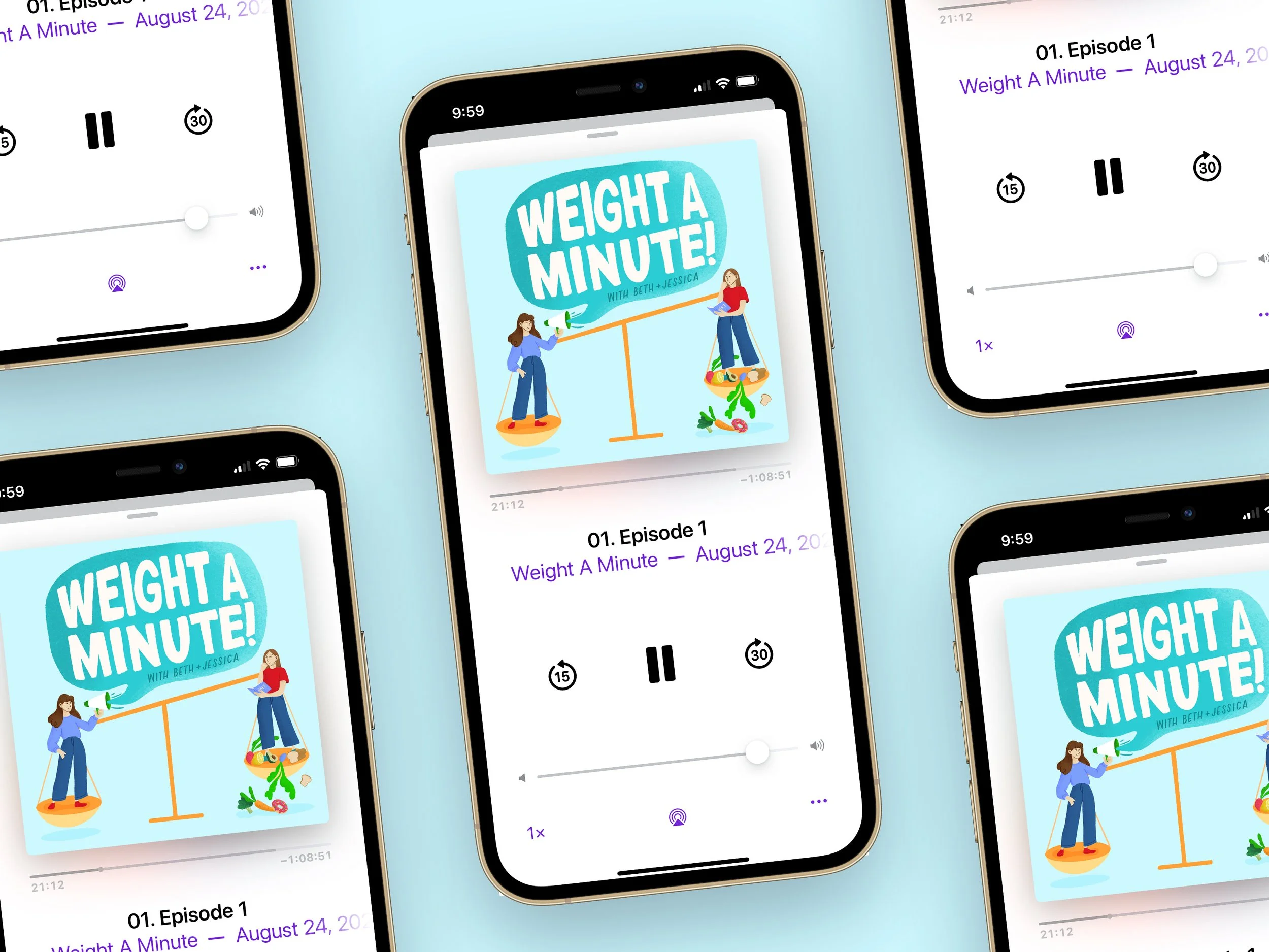 Our Podcast, "Weight a Minute" is Coming Soon! 