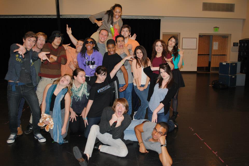 Nicole and her fellow BFA Acting classmates