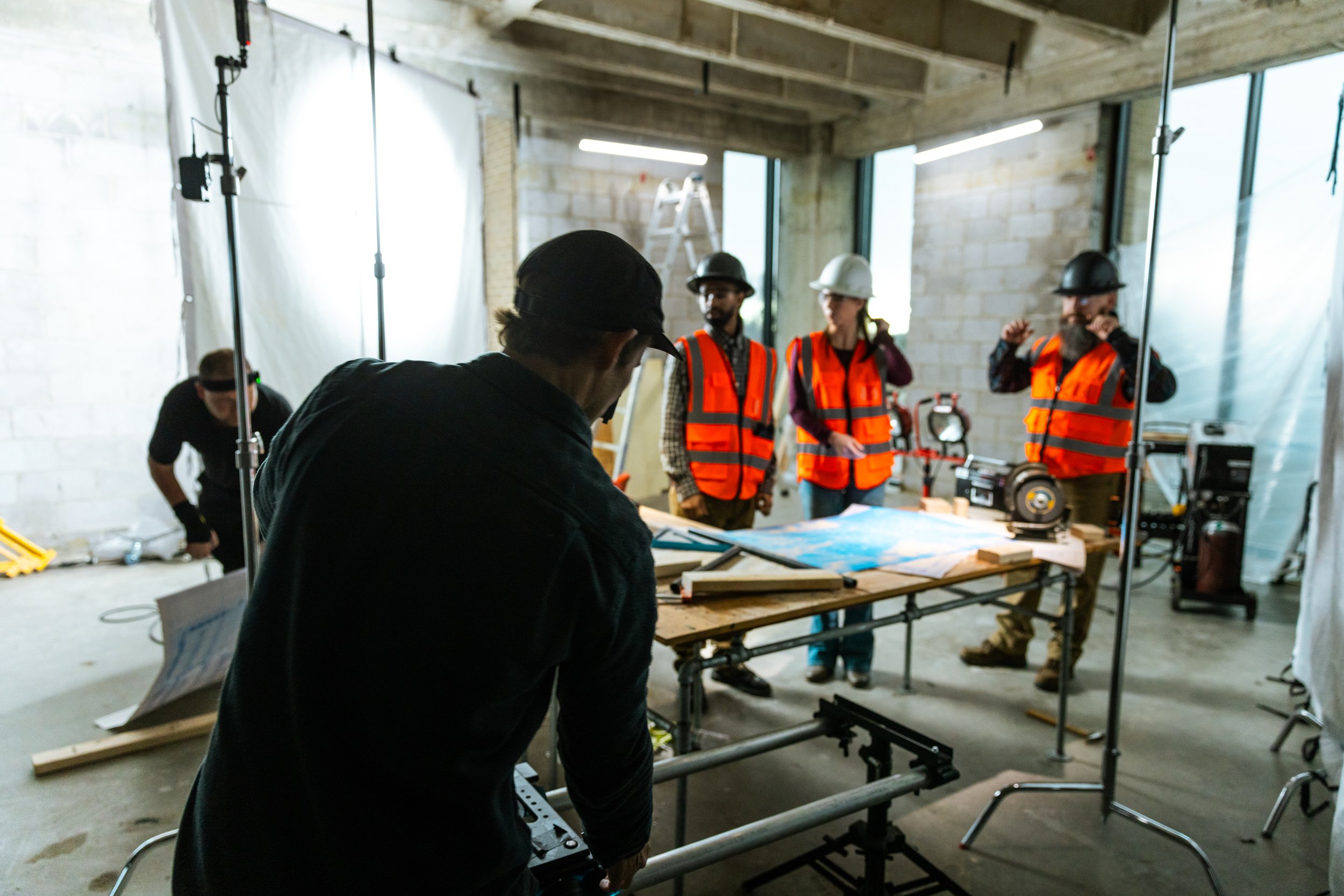 Behind the Scenes: Filming the Construction Site Narrative (Copy)