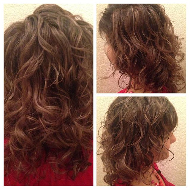 Babylights and Deva Cut on Curly Hair