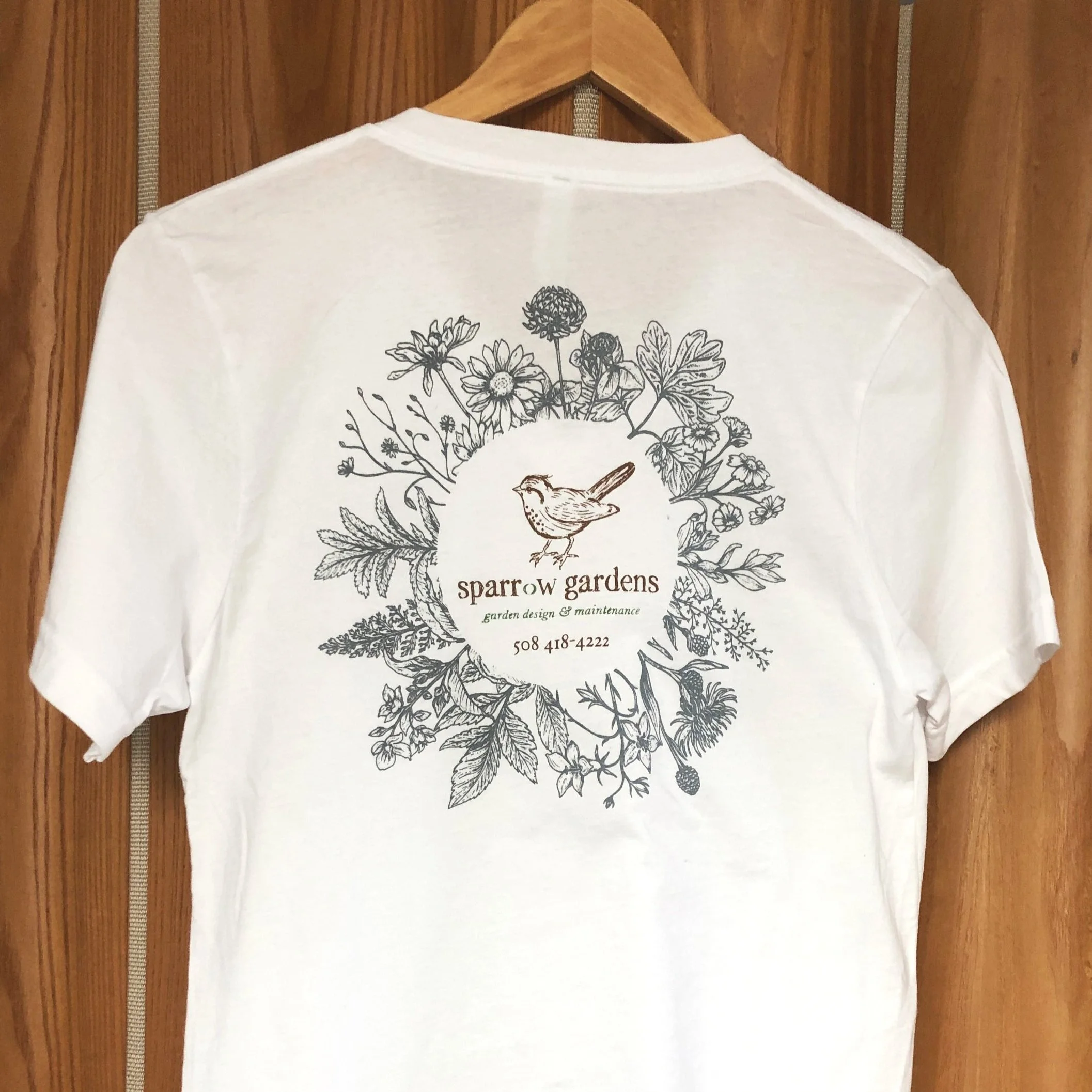 Sparrow Gardens t-shirt