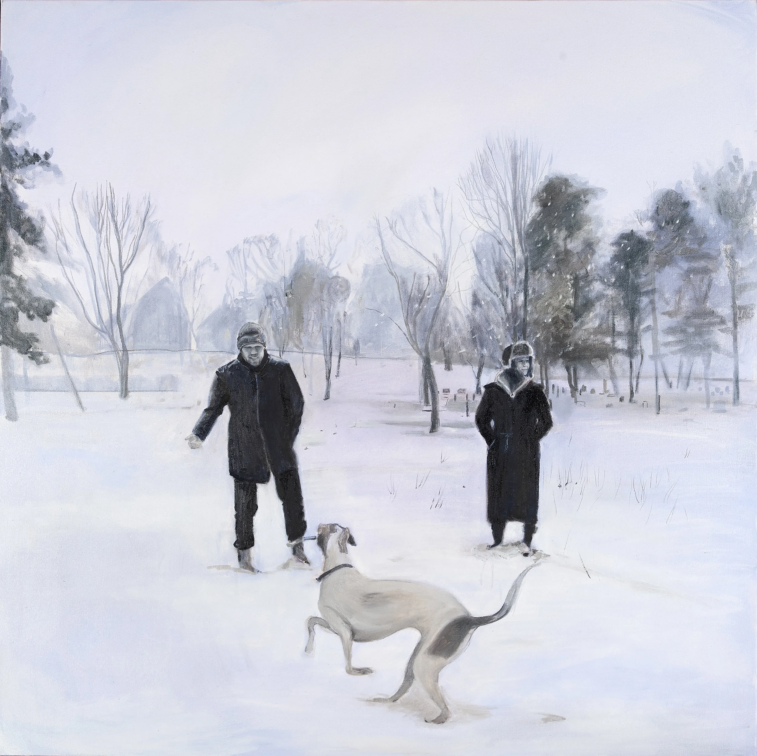 MAINE CEMETERY 40inH x 40inW 2017 Oil on Canvas.jpg