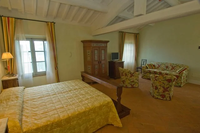 One of the 16 guest rooms at the Tuscan Renaissance Center 