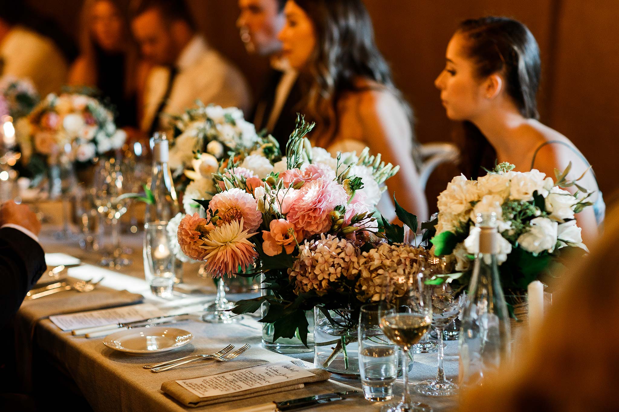  Seasonal table floral and bridal bouquets 
