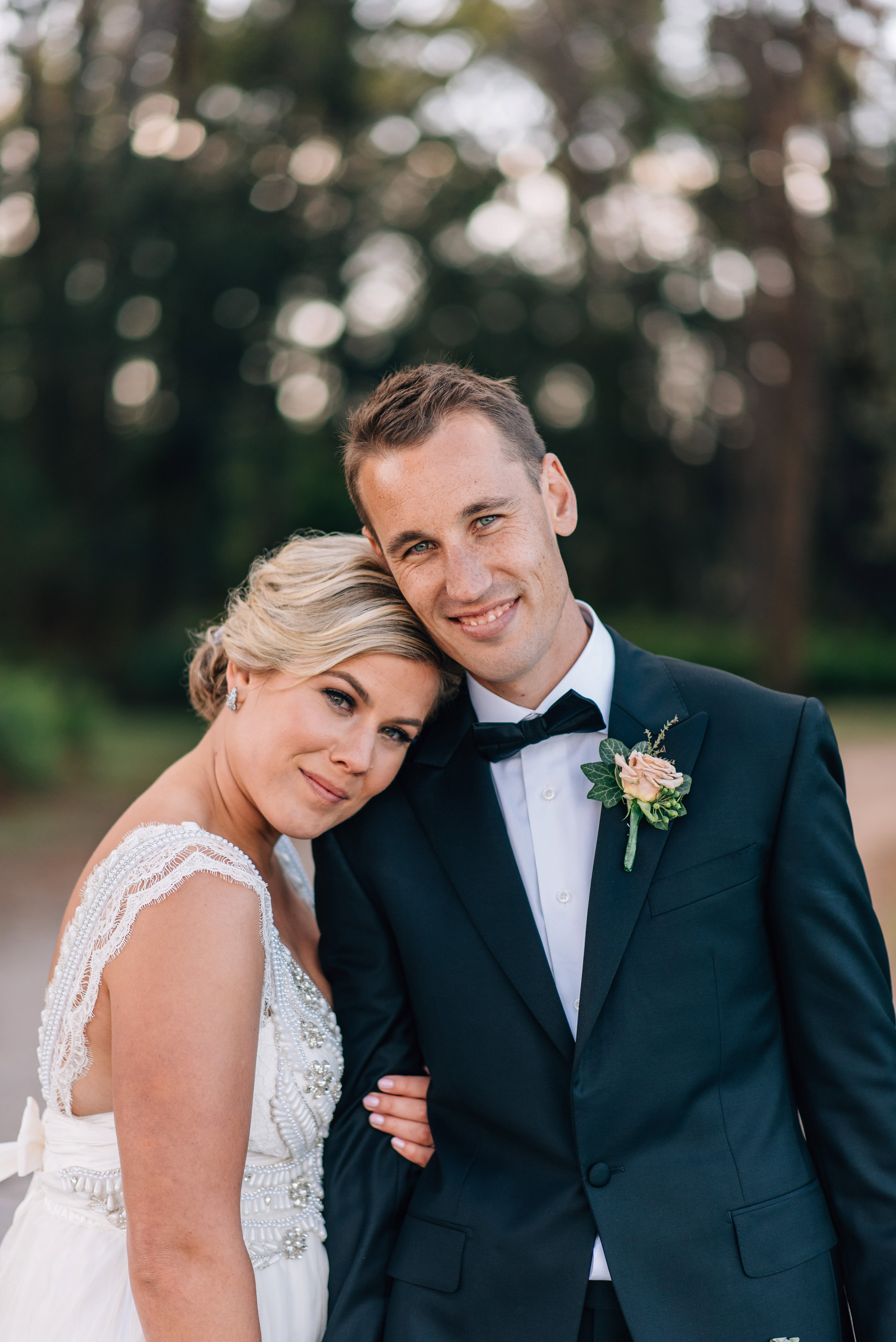  Bride and groom at Goaty Hill 