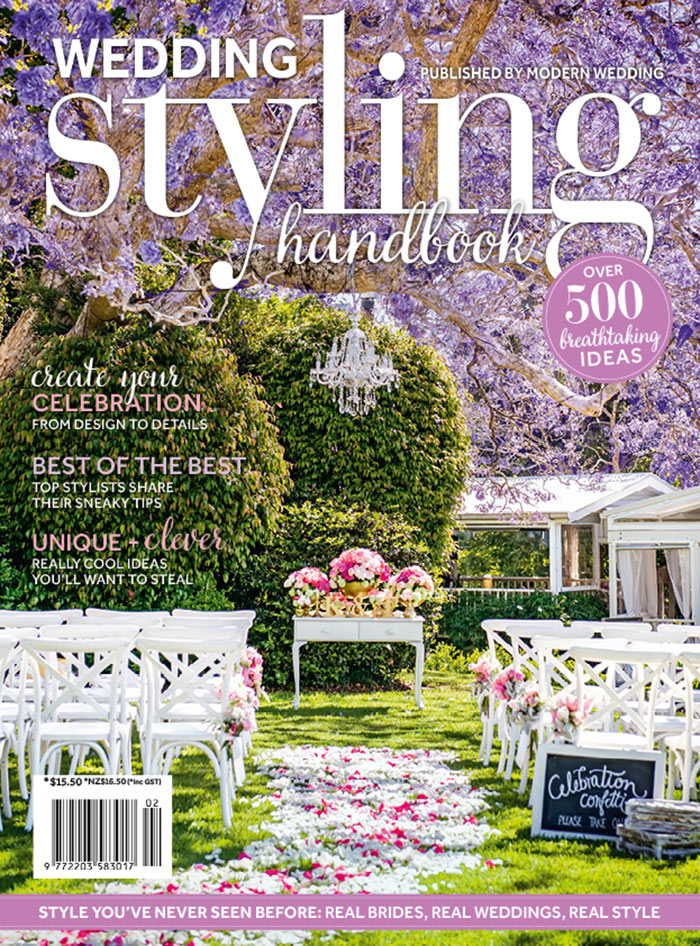 MODERN WEDDING STYLING HANDBOOK - MODERN MARSALA STYLED SHOOT