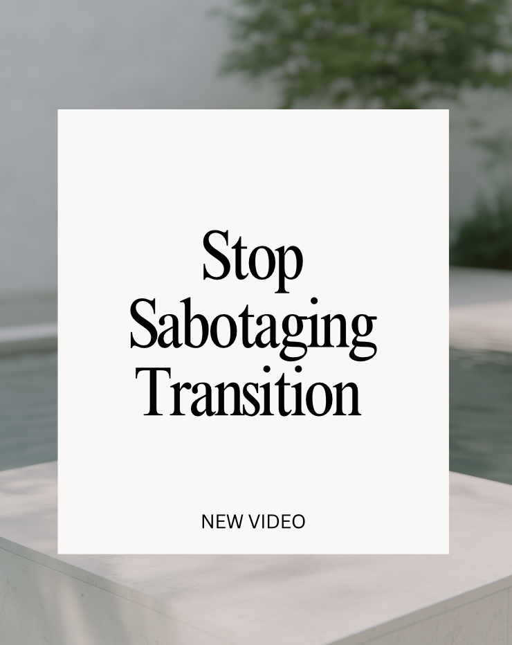 Gender Transitioning &amp; Self-Sabotage | How to Confront Your Tension &amp; Fears!