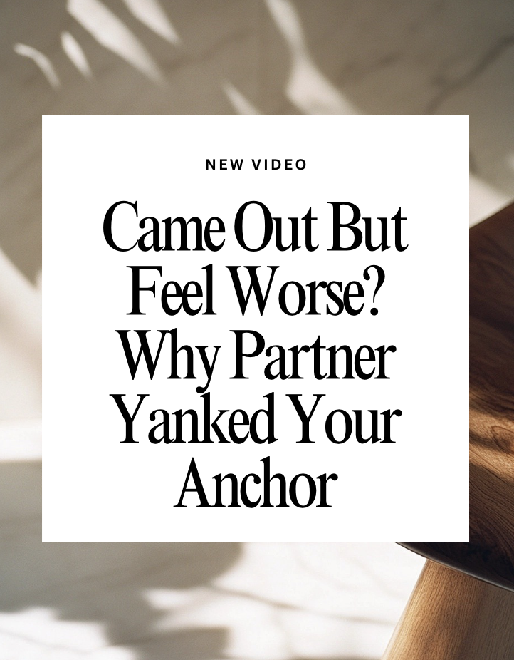Here is Why You Feel Worse vs Better After Coming Out to Your Partner!