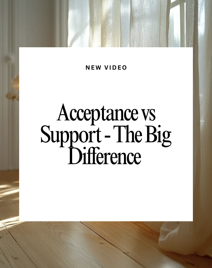 What's The Difference Between Acceptance vs Support?