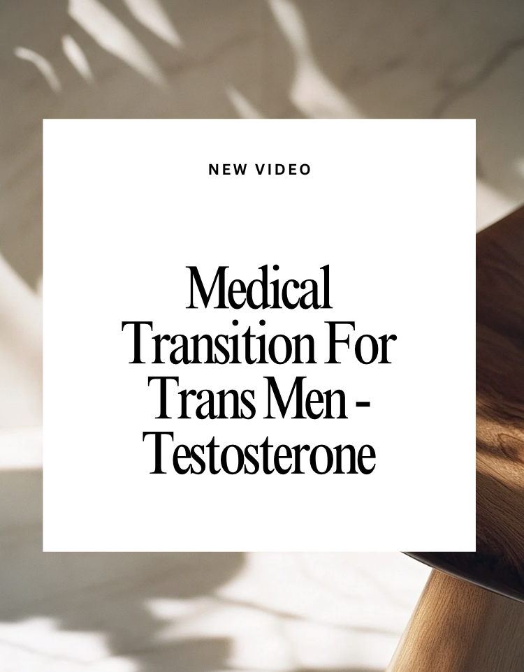 Trans Man!  Here is Hormone Transition in Detail!