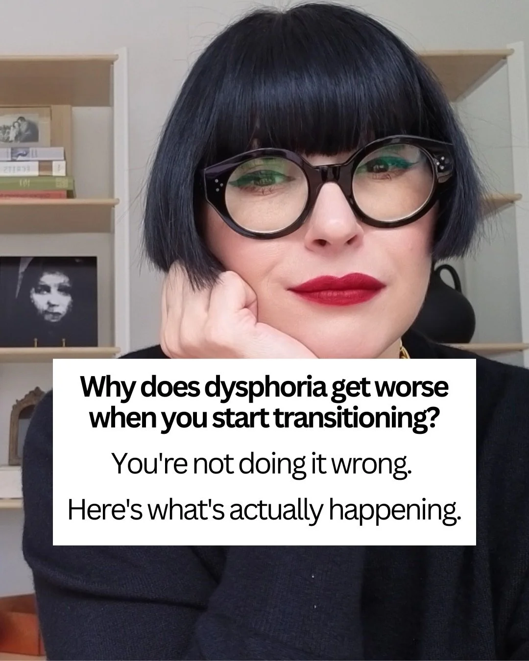 ‼️if you are a trans woman and need more support, comment CIRCLE 👇to join our community.
#transgender #genderdysphoria