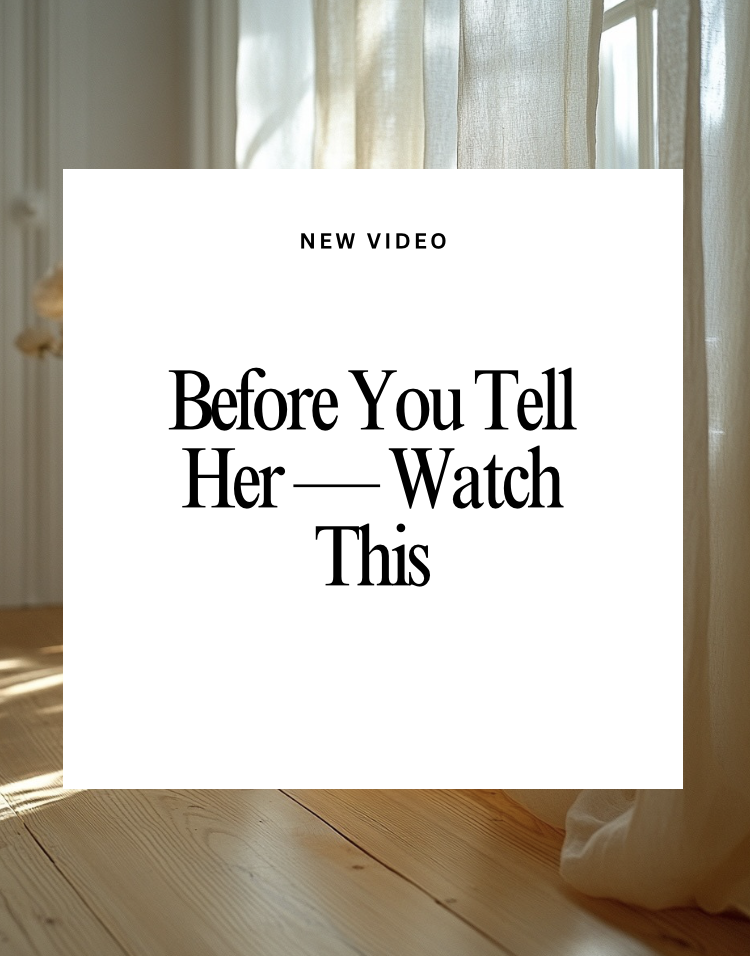 How to Tell Your Wife You've Been Crossdressing — A Clinical Guide