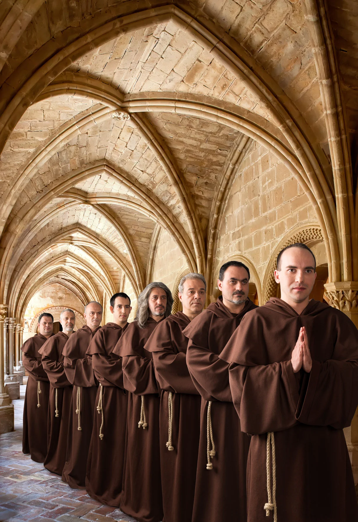 The Gregorian Voices, Plakatmotiv Composing + Studioaufnahmen
