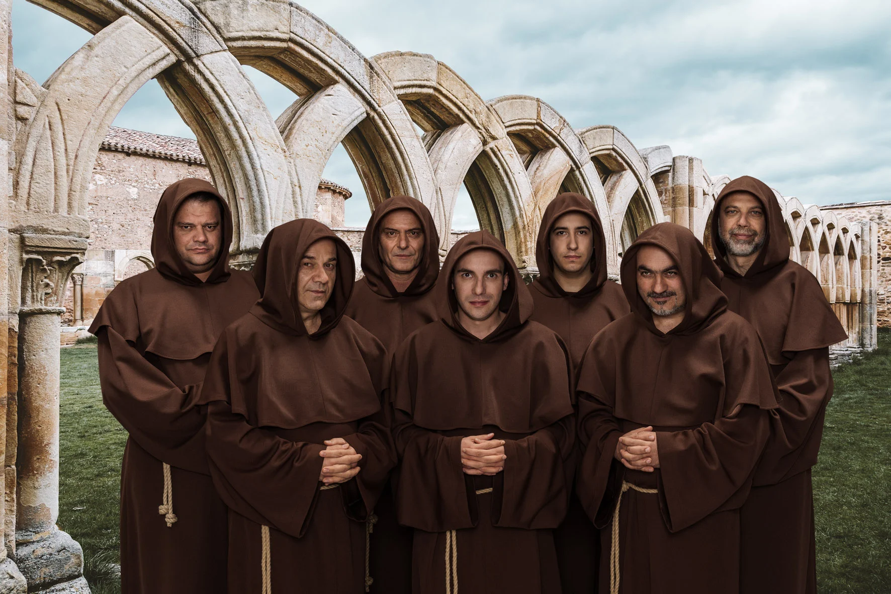 The Gregorian Voices, Plakatmotiv Composing + Studioaufnahmen