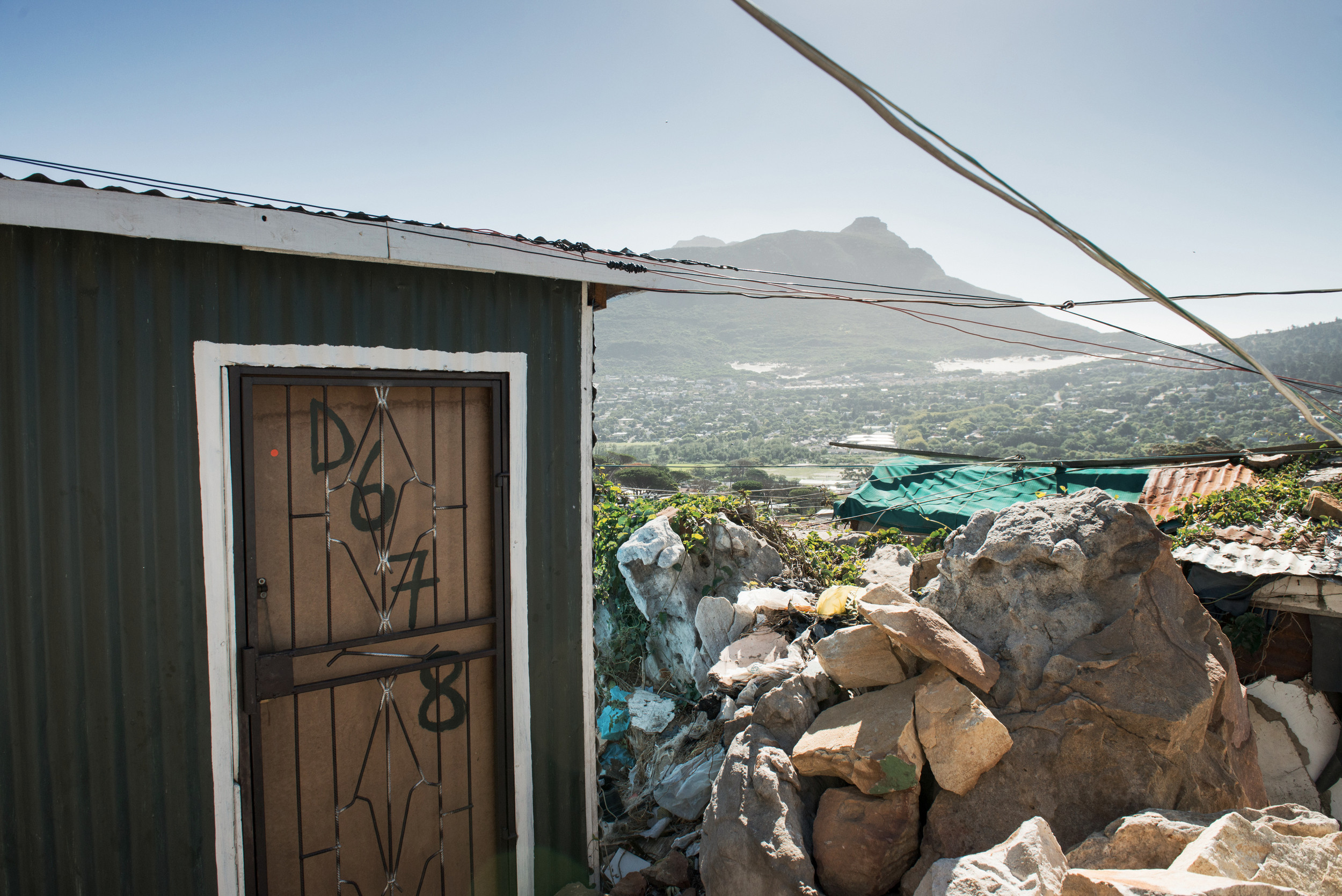  Township Imizamo Yethu, Kapstadt, 2015 