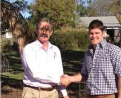 Health Workforce Queensland CEO, Chris Mitchell with Alex Benn