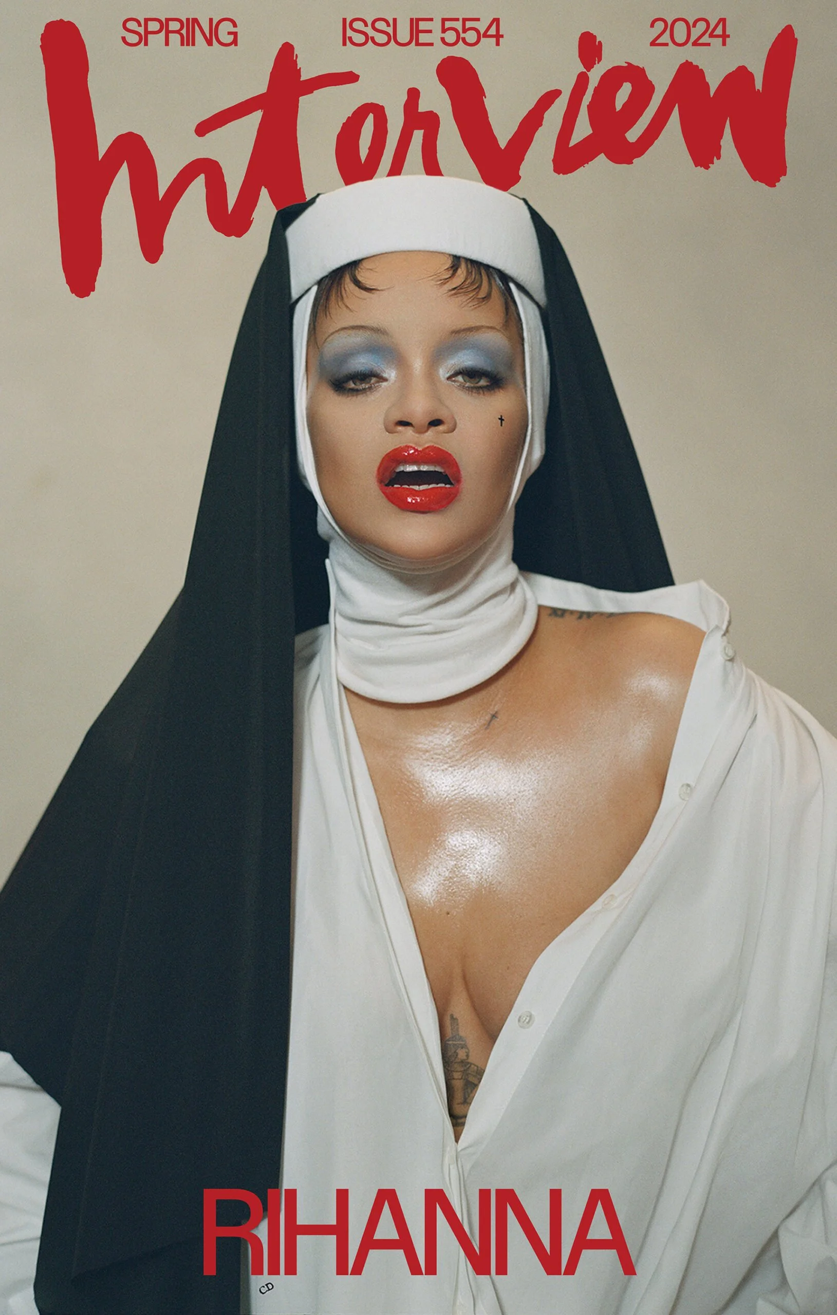 Rihanna gets ugly for Interview magazine Spring issue but didn't Madonna do it first?