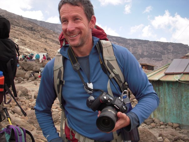 Me climbing Kilimanjaro back in 2009.